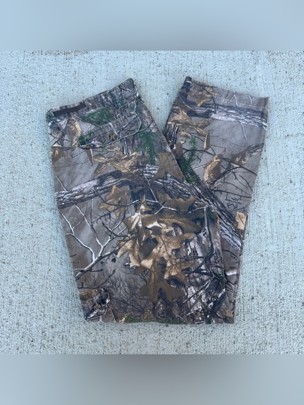 Real Tree Camo Relaxed Fit Cargo Pants Men’s Large